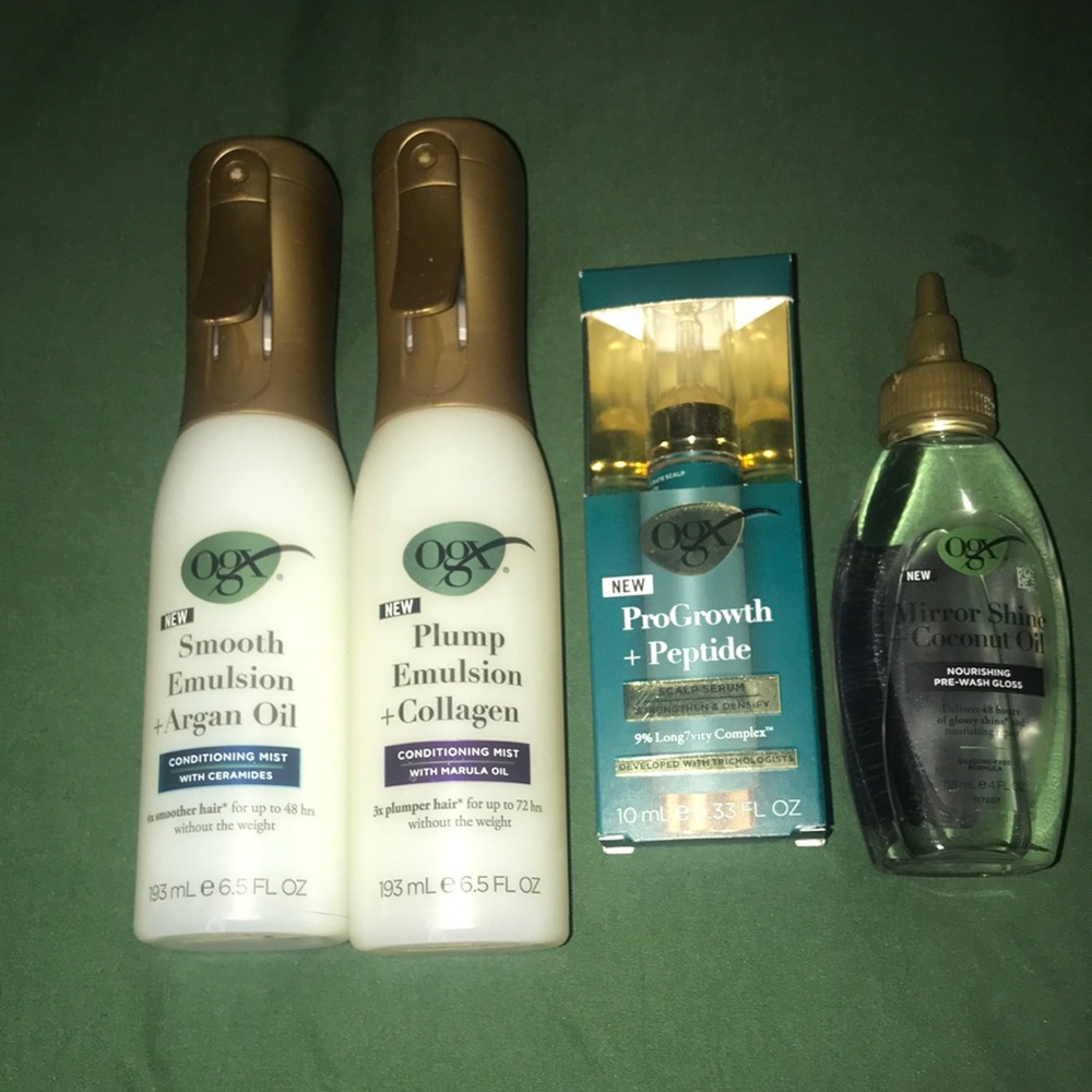 OGX Hair Emulsion & Treatments Set Bundle